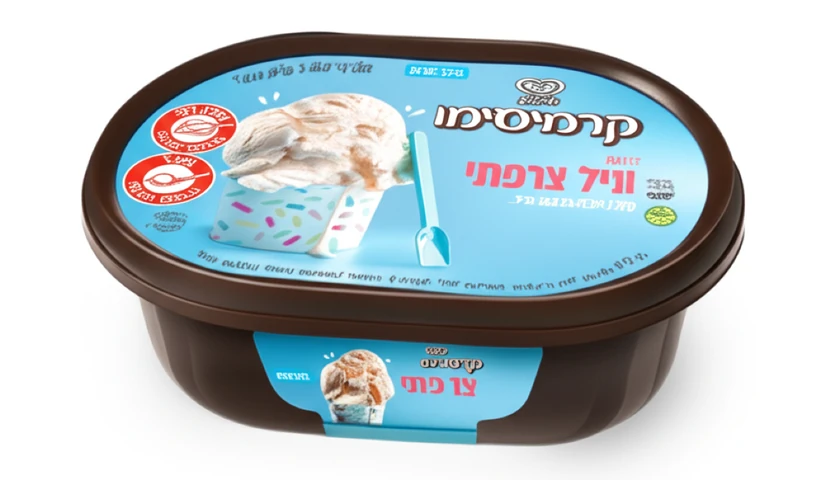 קרמיסימו גלידה וניל צרפתי 1.33 ליטר