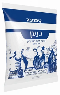 כנען גבינה לבנה ללא מלח 5% 500 גרם