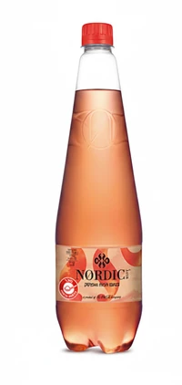 נורדיק מיסט מוגז בטעם תפוח אפרסק 1 ליטר