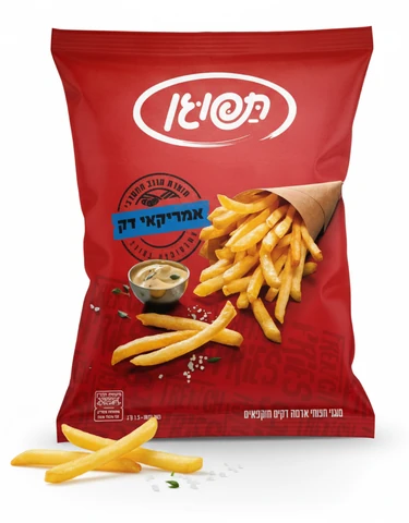 צ'יפס אמריקאי קראנצ'י לתנור 1.5 ק"ג